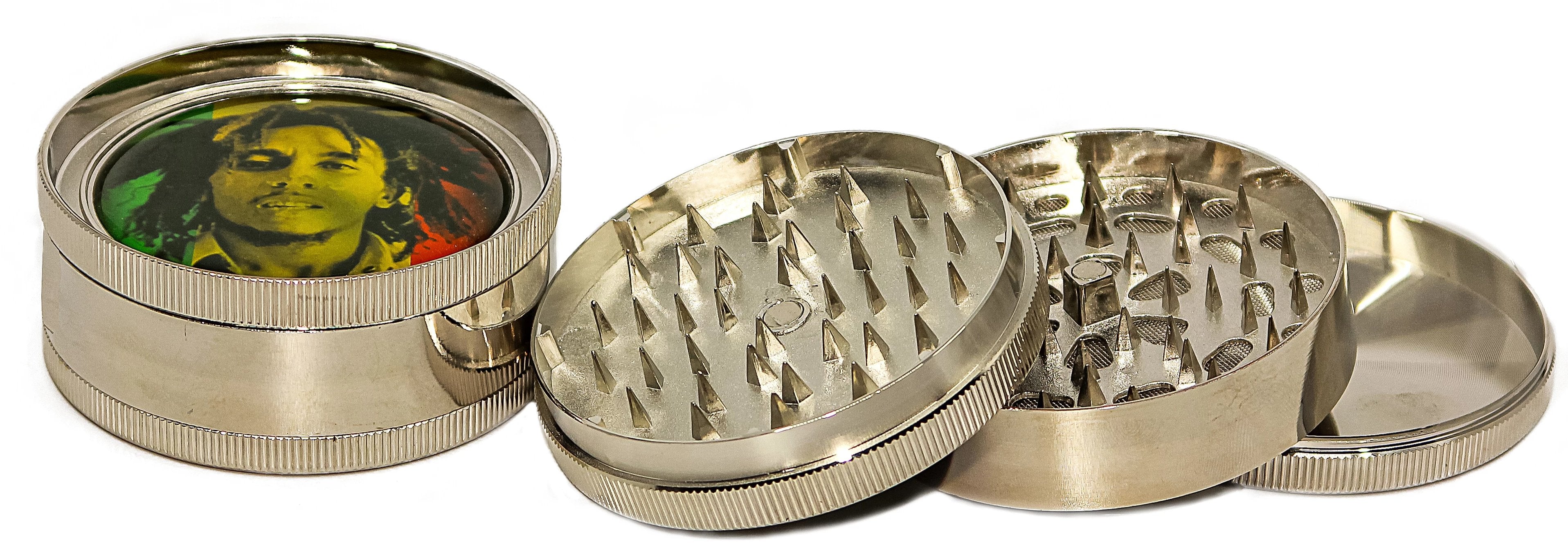 Jumbo Grinder 3 Part Rasta (75mm)