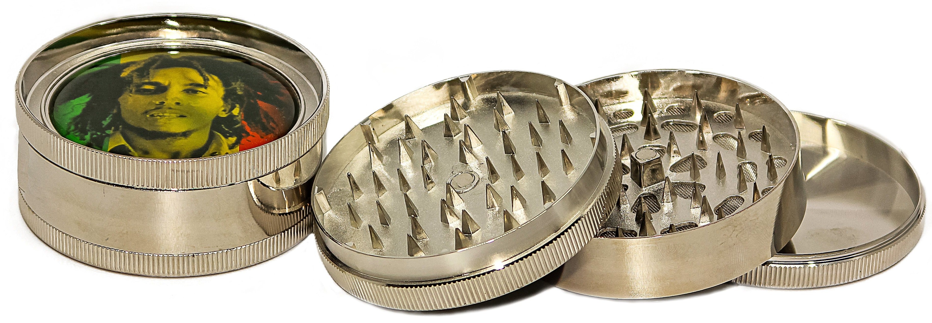 Jumbo Grinder 4 Part Rasta (70mm)
