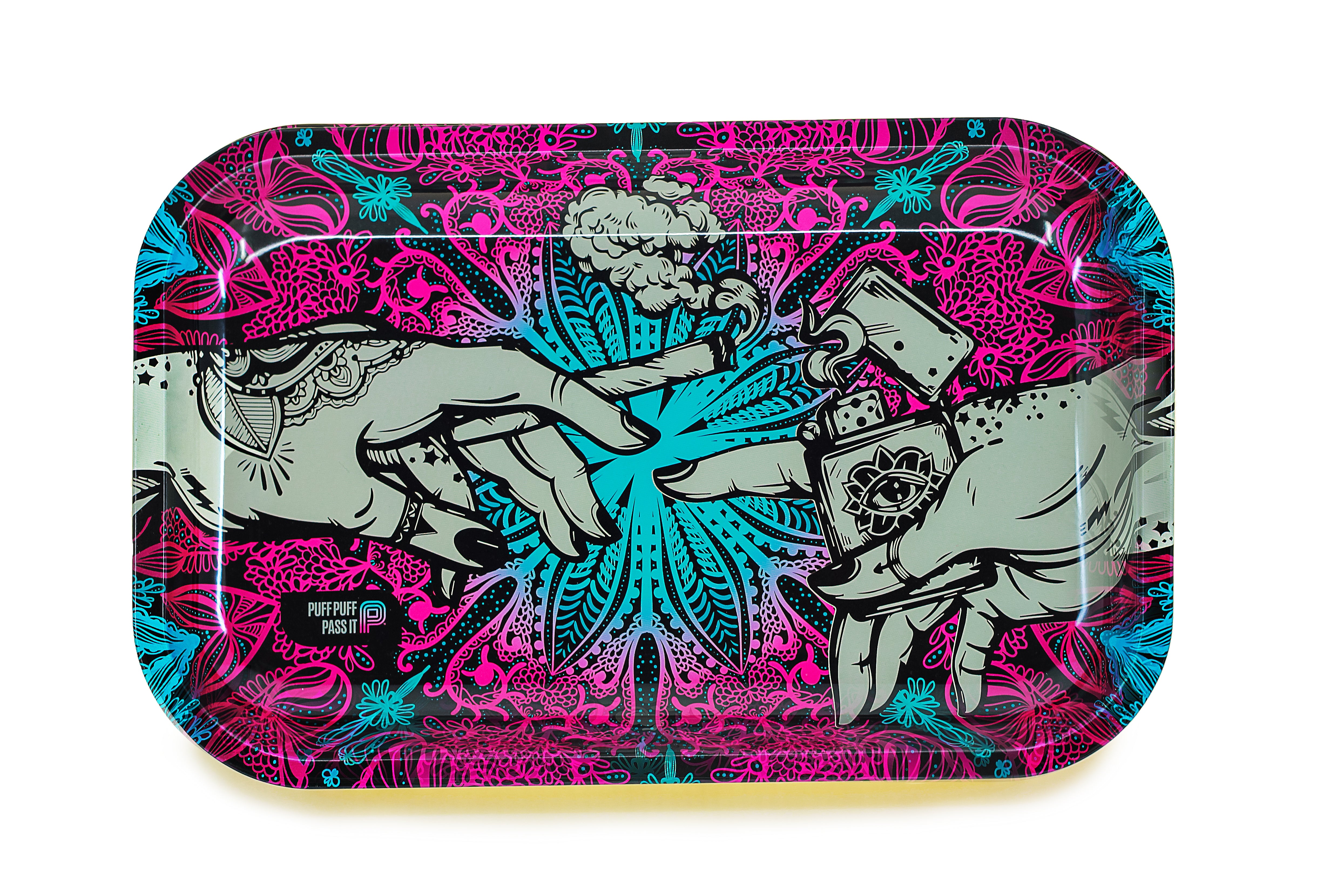 Puff Puff Pass it Metal Tray