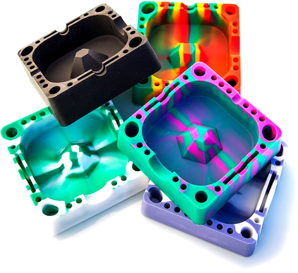 Silicone Ashtray Squared