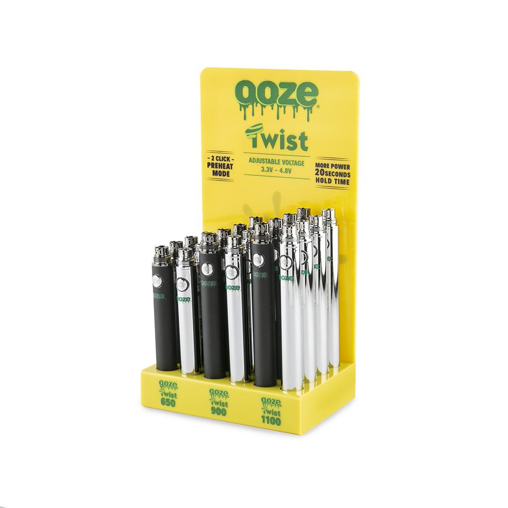 Ooze Twist Vape Attachment Display 24ct