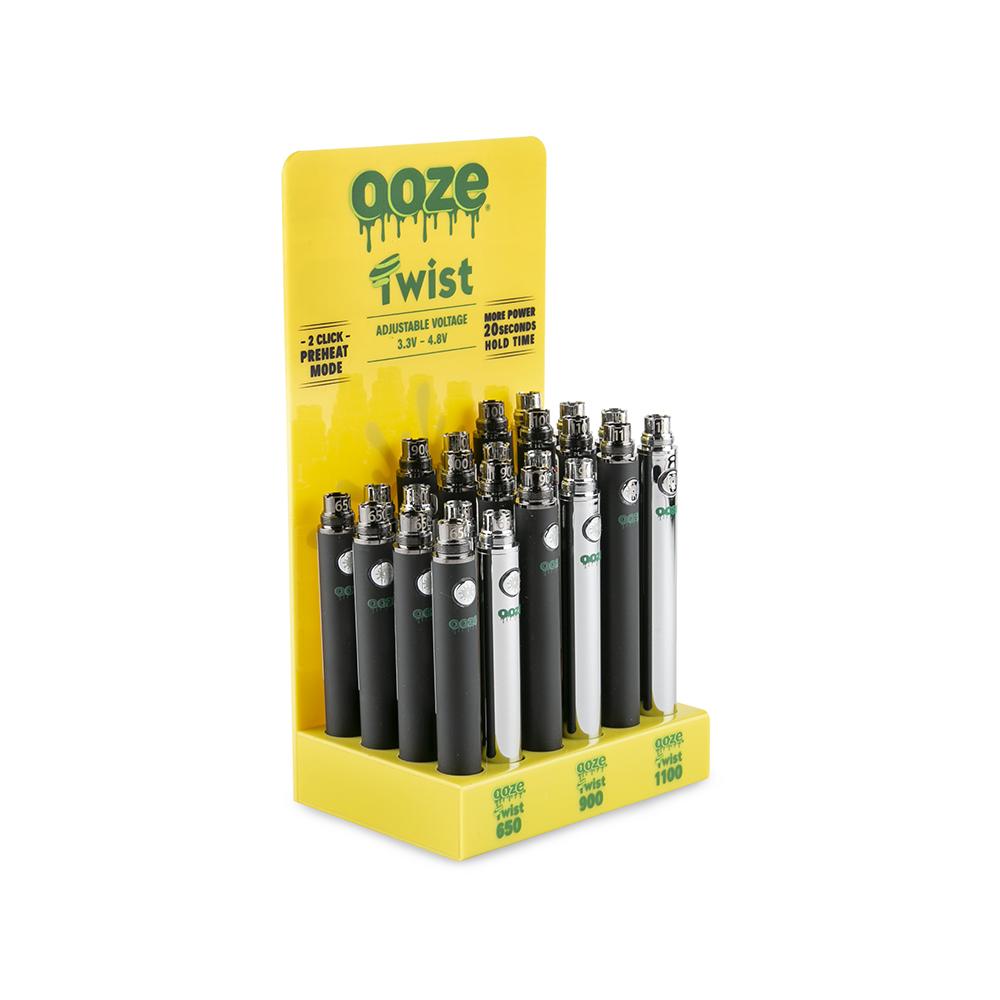 Ooze Twist Vape Attachment Display 24ct