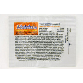 MOTRIN IB IBUPROFEN TABLETS (NSAID) (box of 50)