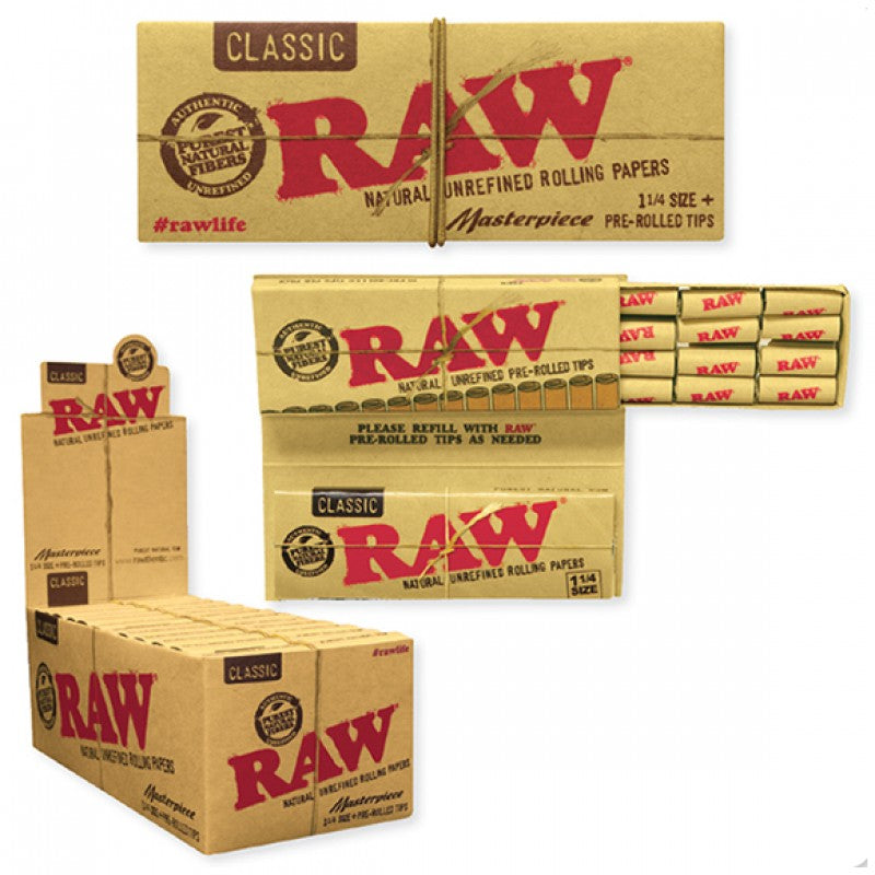 Raw Masterpiece 1 1/4 Rolls & Tips