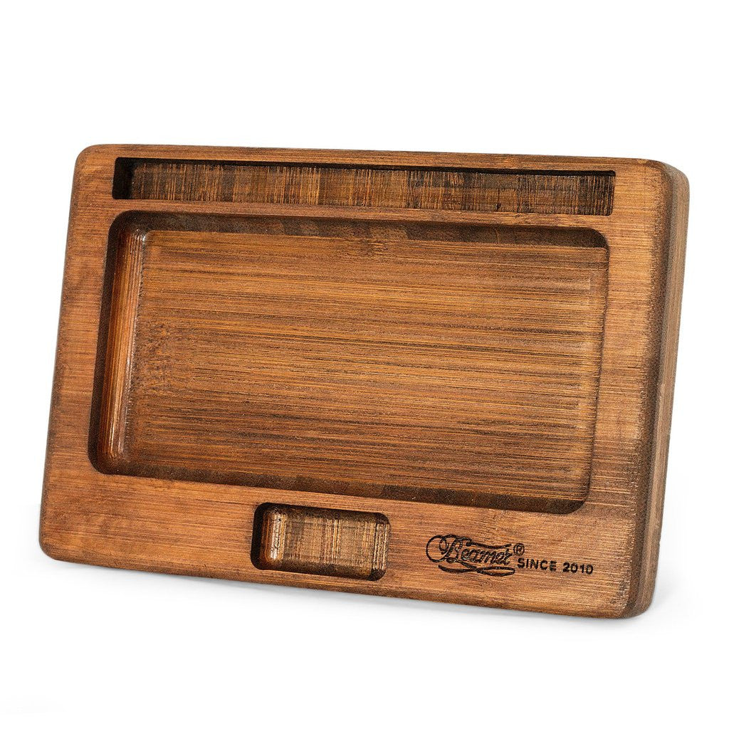 BEAMER JuJu Natural Bamboo Rolling Tray (Small)