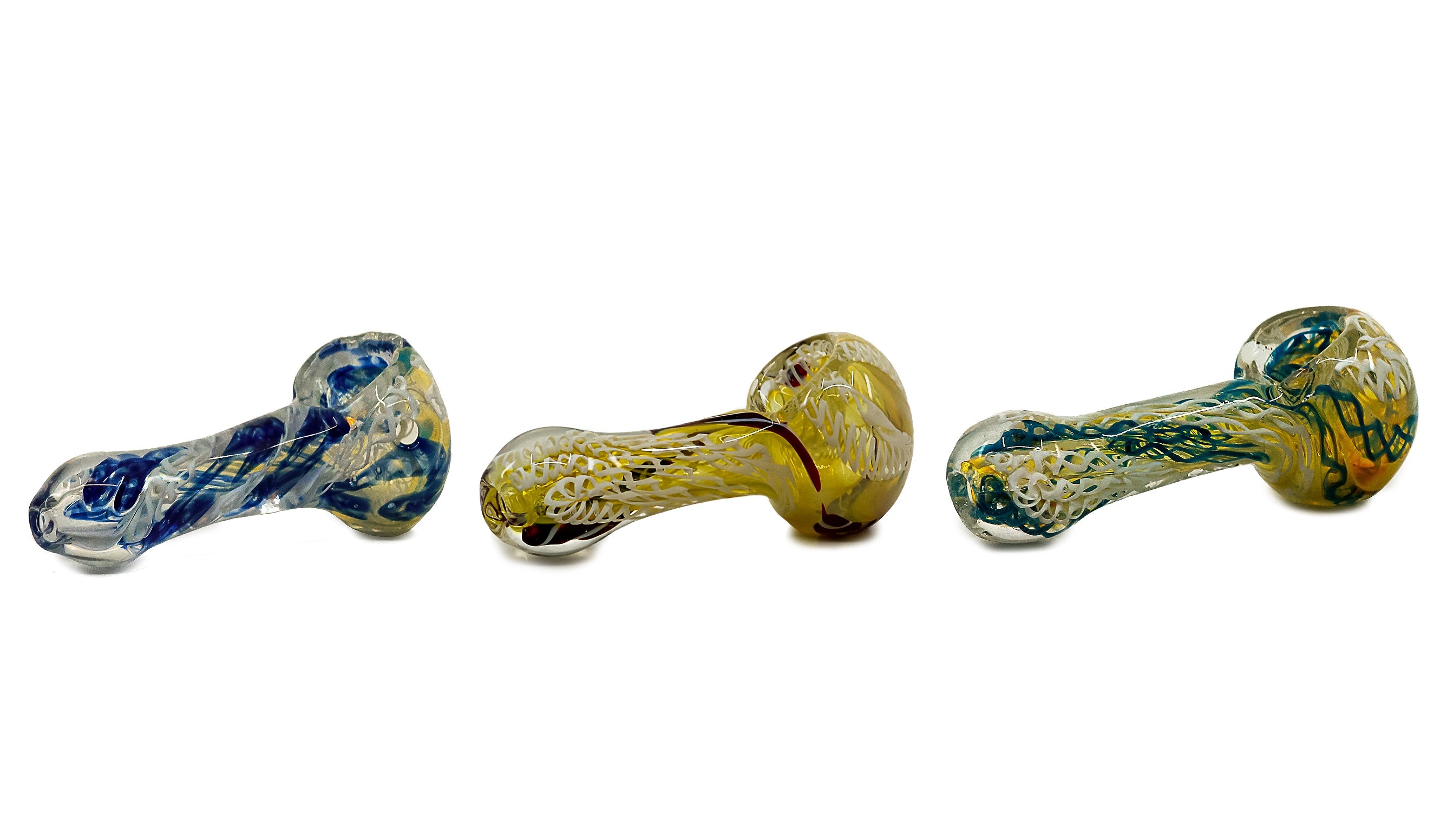 Confetti Twirled Glass Hand Pipe