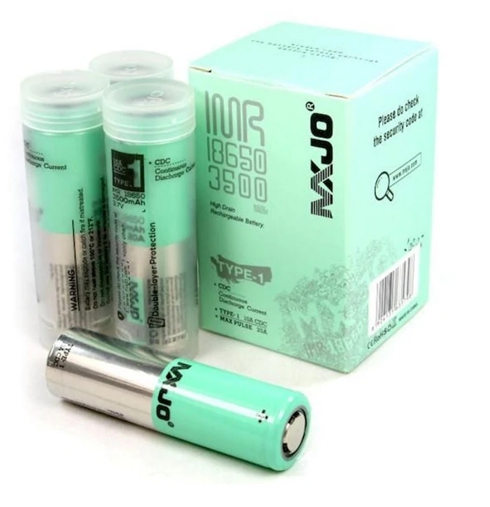 MXJO IMR 18650 3500 Type 1 (4 Pack)