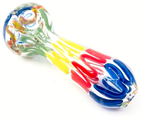 Rainbow Glass Hand Pipe