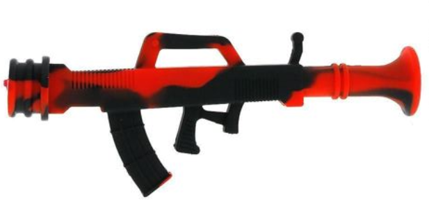 AK Gun Silicone Nectar Collector w/ Ceramic Nail