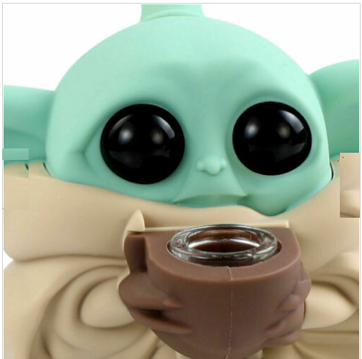 YODA SILICONE WATER PIPE