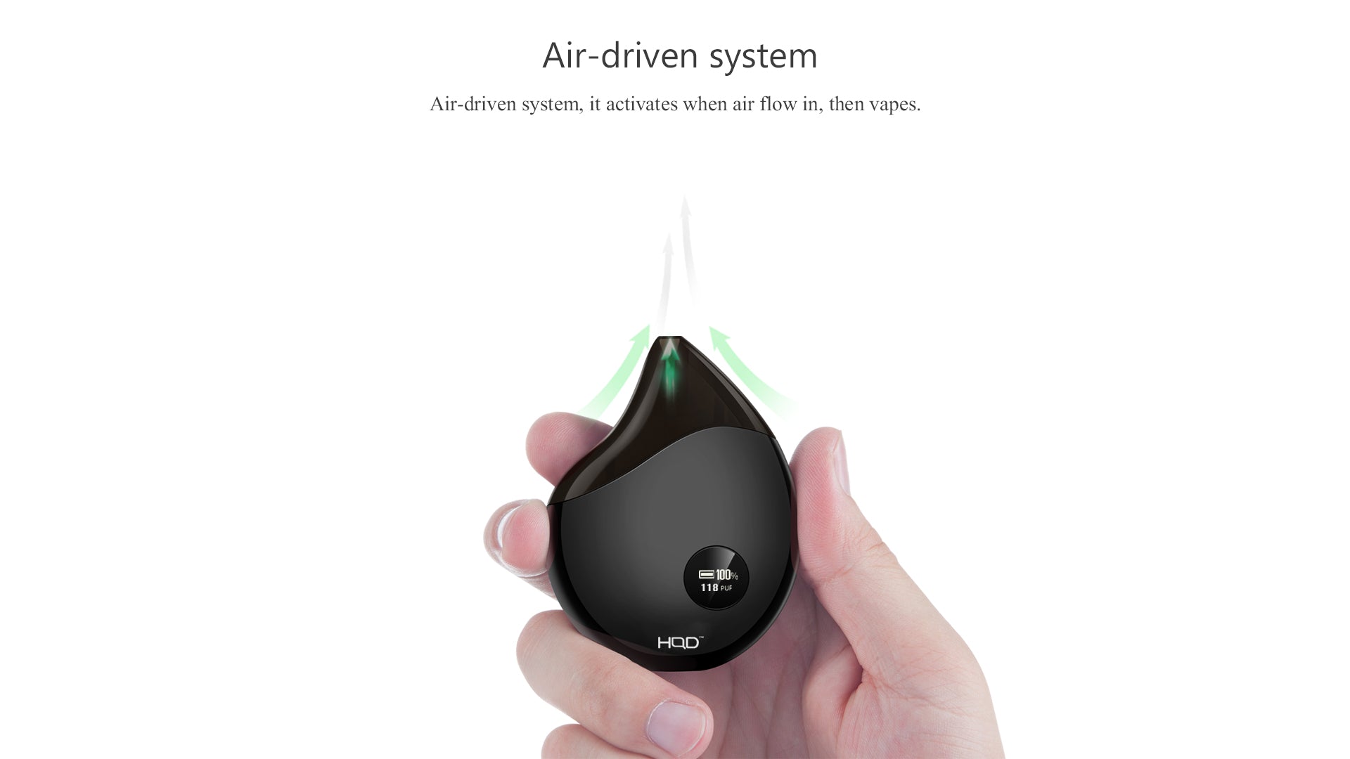 HQD Comma Kit All-in-one Pod System Vaporizer