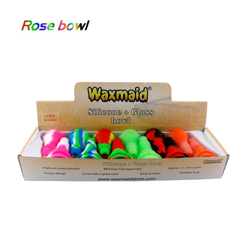 Waxmaid Rose (Silicone + Glass) Bowl
