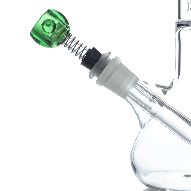 Self Cleaning Glass Stem w/ Spring **Only Black Available**