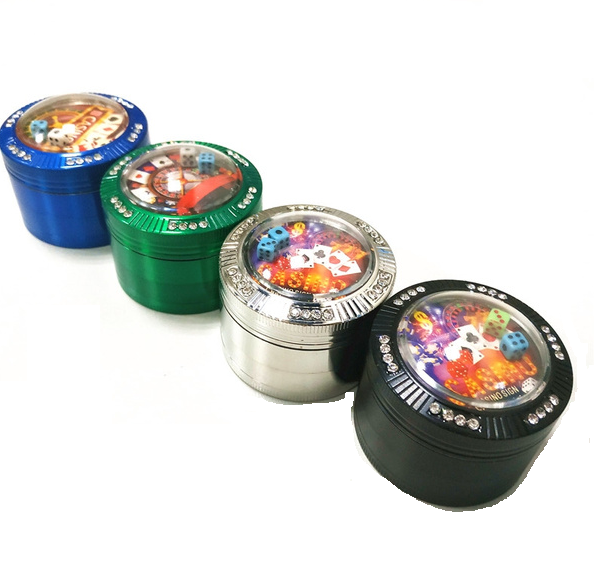 55MM METAL CASINO GRINDER BOX OF 12CT