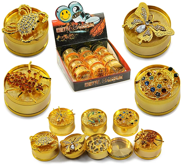 Golden Jeweled Critter Grinder (50mm)