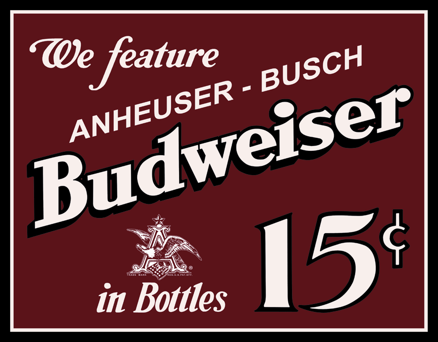 Budweiser 15 Cents