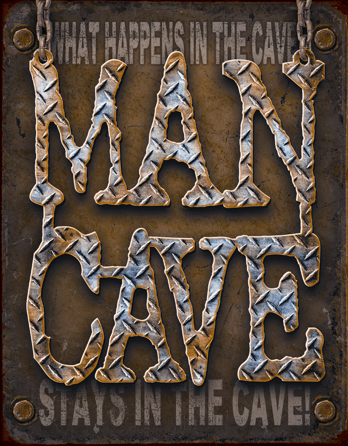 Man Cave - Diamond Plate