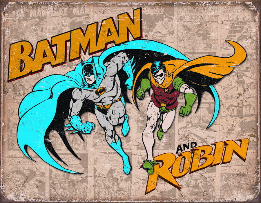 Batman & Robin Weathered