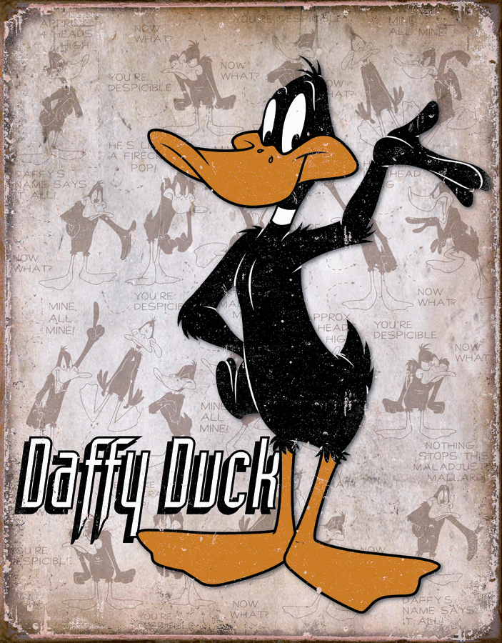 Daffy Duck Retro Layout