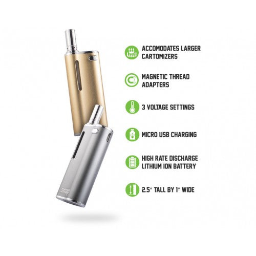 Exxus Snap Cartridge Vaporizer - 3 Temp Settings