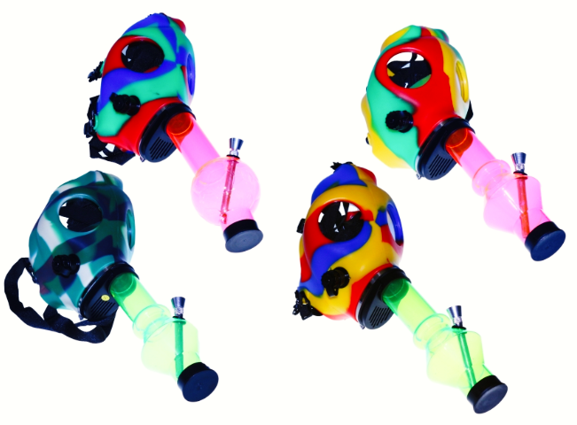 Colorful Camo Gas Mask w/ Box