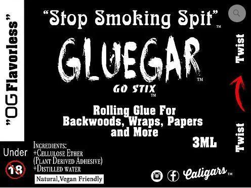 Glue Gar - ("Stop Smoking Spit") - All Natural Smokeable Rolling Glue