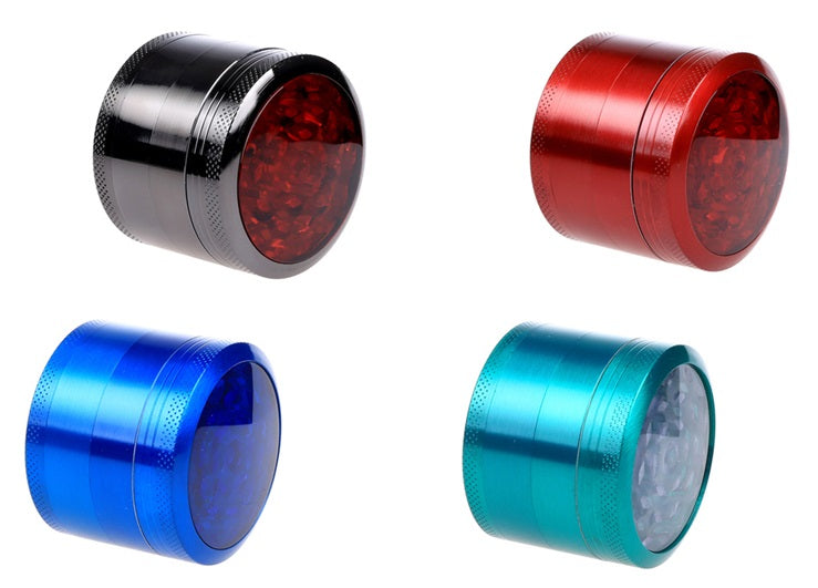 Clear Colored Top Mini Grinder (40mm)