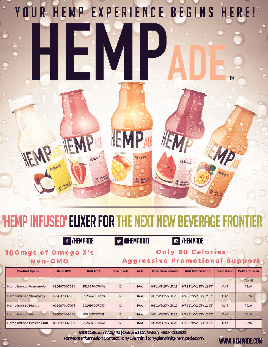 HEMPade Drink (Case of 12)