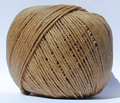 Bee Wick Hemp 420ft Spool of 100% Organic Hemp Wick, Waxed by Hand in The USA with American Beeswax (1.0mm