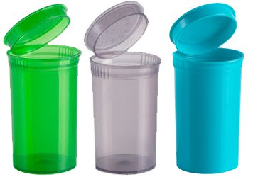 Squeeze Pop Top Prescription Bottle