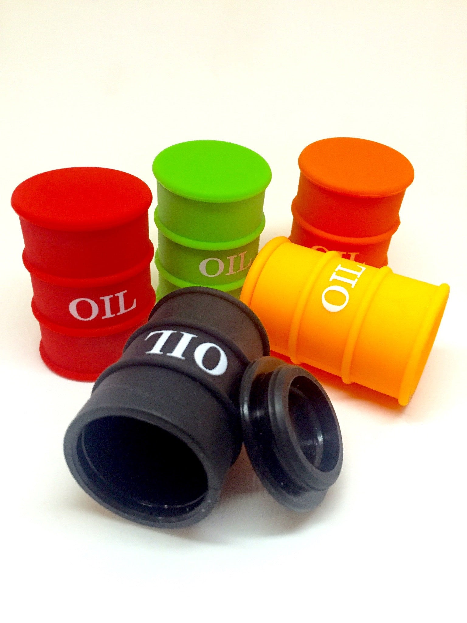 Small Oil Barrel Silicone Container