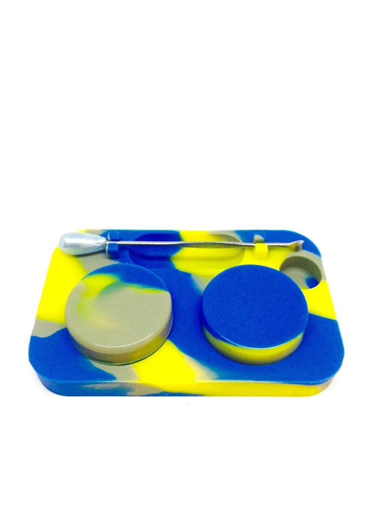 Silicone Container Boom Box w/ Tool + Stand