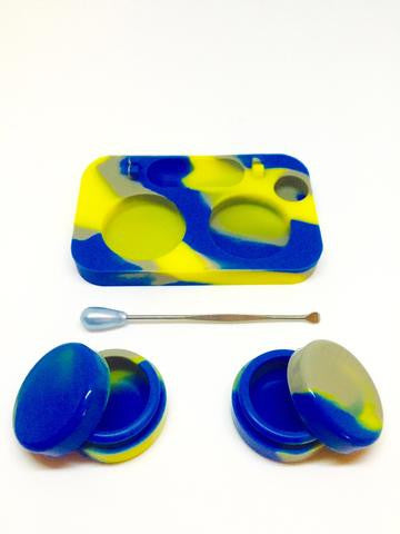 Silicone Container Boom Box w/ Tool + Stand