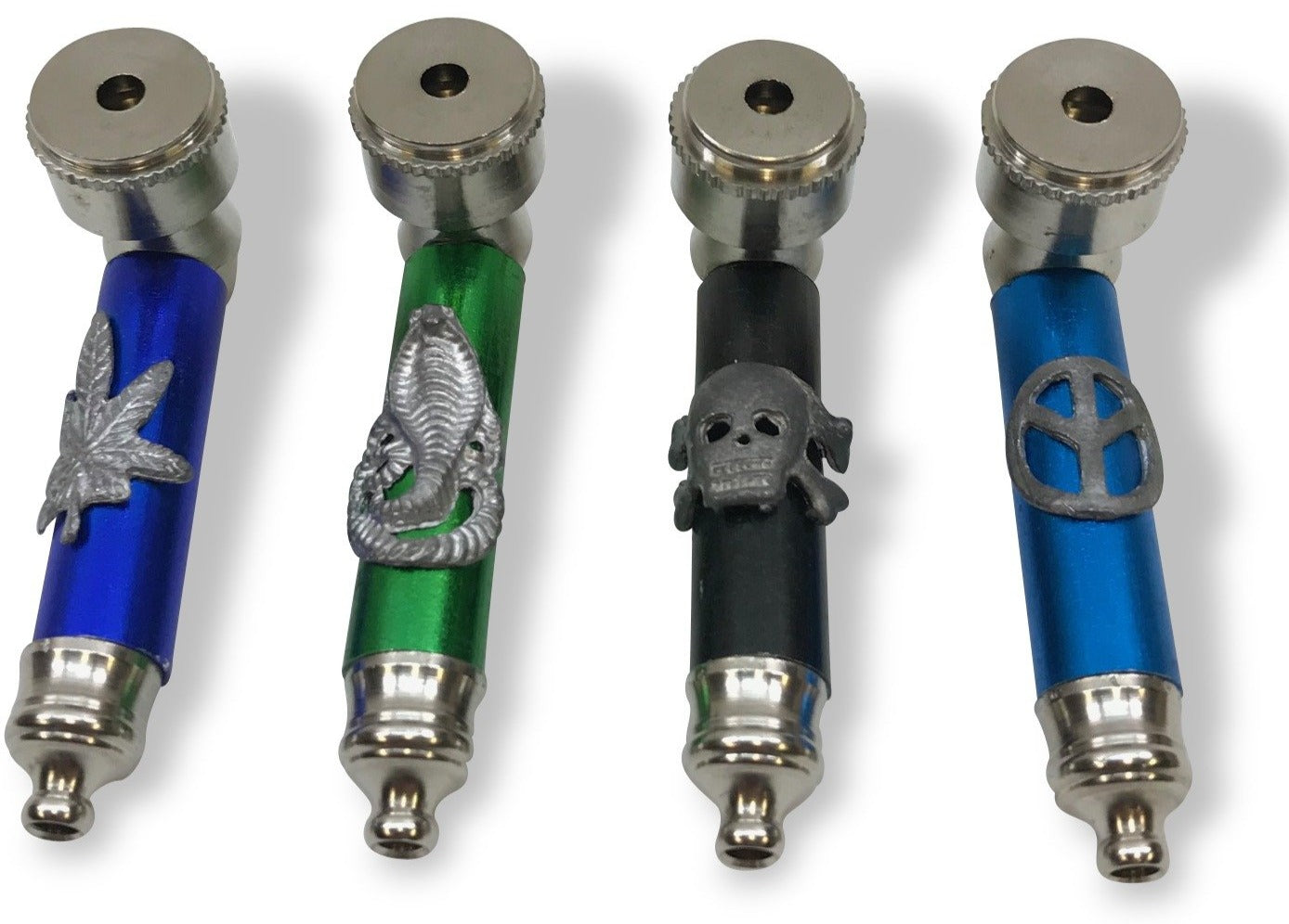 Metallic Metal Pipe w/ 3D Graphics