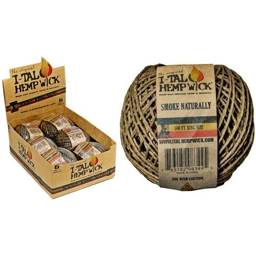 I-Tal Hempwick 100ft Ball
