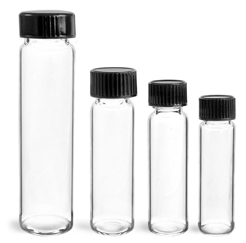 Glass Vial Plastic Lid