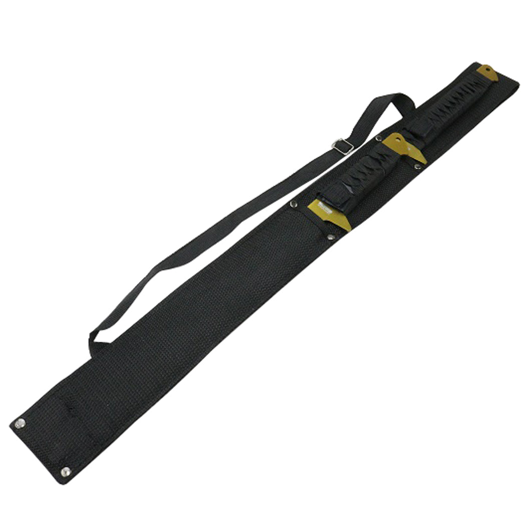26" / 18" Stainless Steel Gold Blade Sword with Sheath
