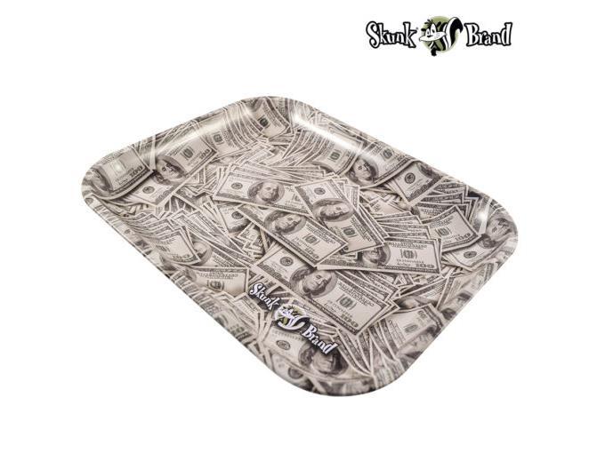 Skunk Cash Metal Rolling Tray