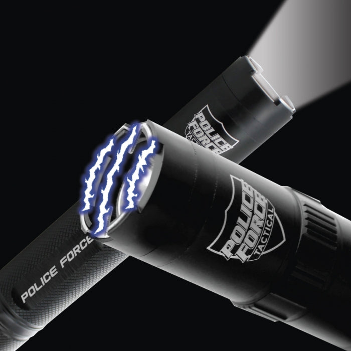 Black Police Force 9,200,000 Tactical Stun Flashlight