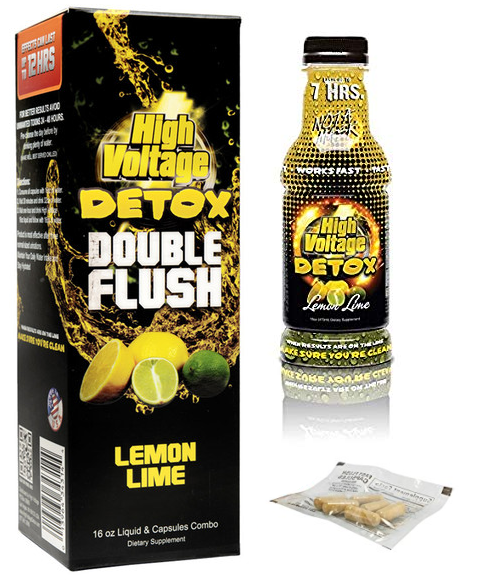High Voltage Double Flush Lemon Lime 16oz + 6 Capsules