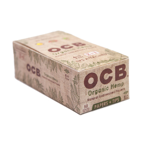 Ocb Organic 2 in 1 Papers 1 1/4 Plus Tips
