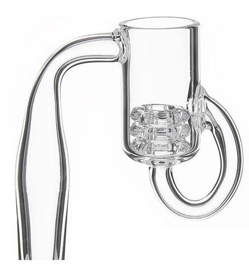 14mm Male Quartz Banger w/ Removable Diamond Knot + Free Carb Cap