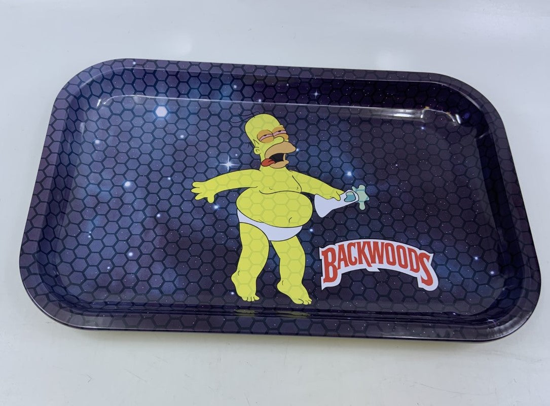 DESIGNED METAL ROLLING TRAY
