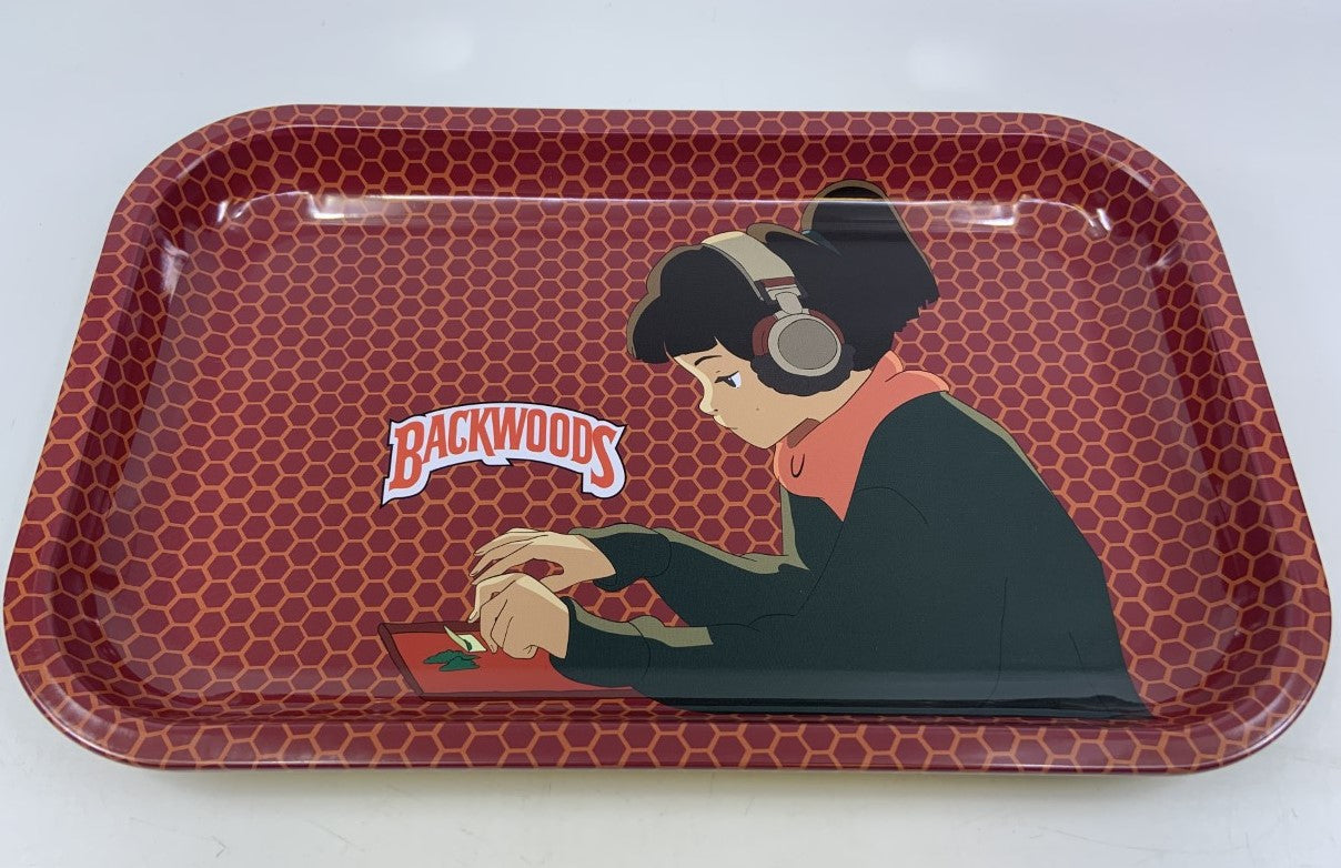 DESIGNED METAL ROLLING TRAY