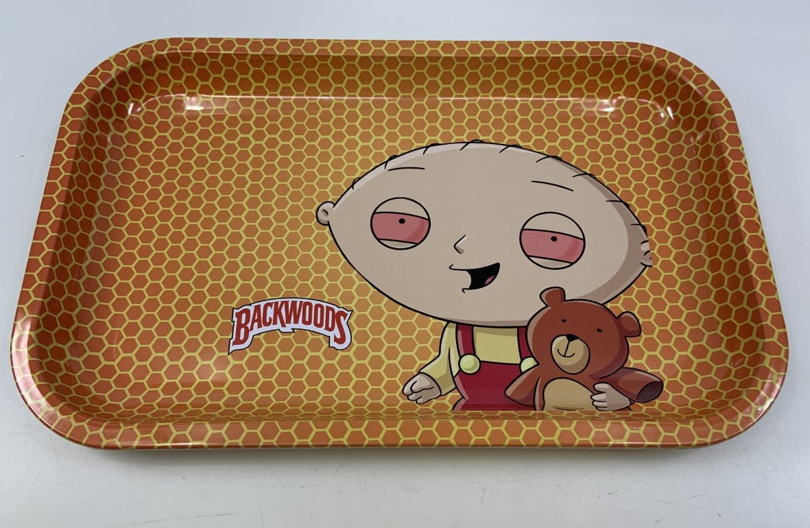 DESIGNED METAL ROLLING TRAY
