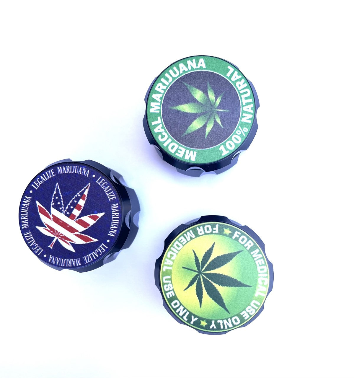 55MM METAL  LEAF GRINDER BOX OF 12CT