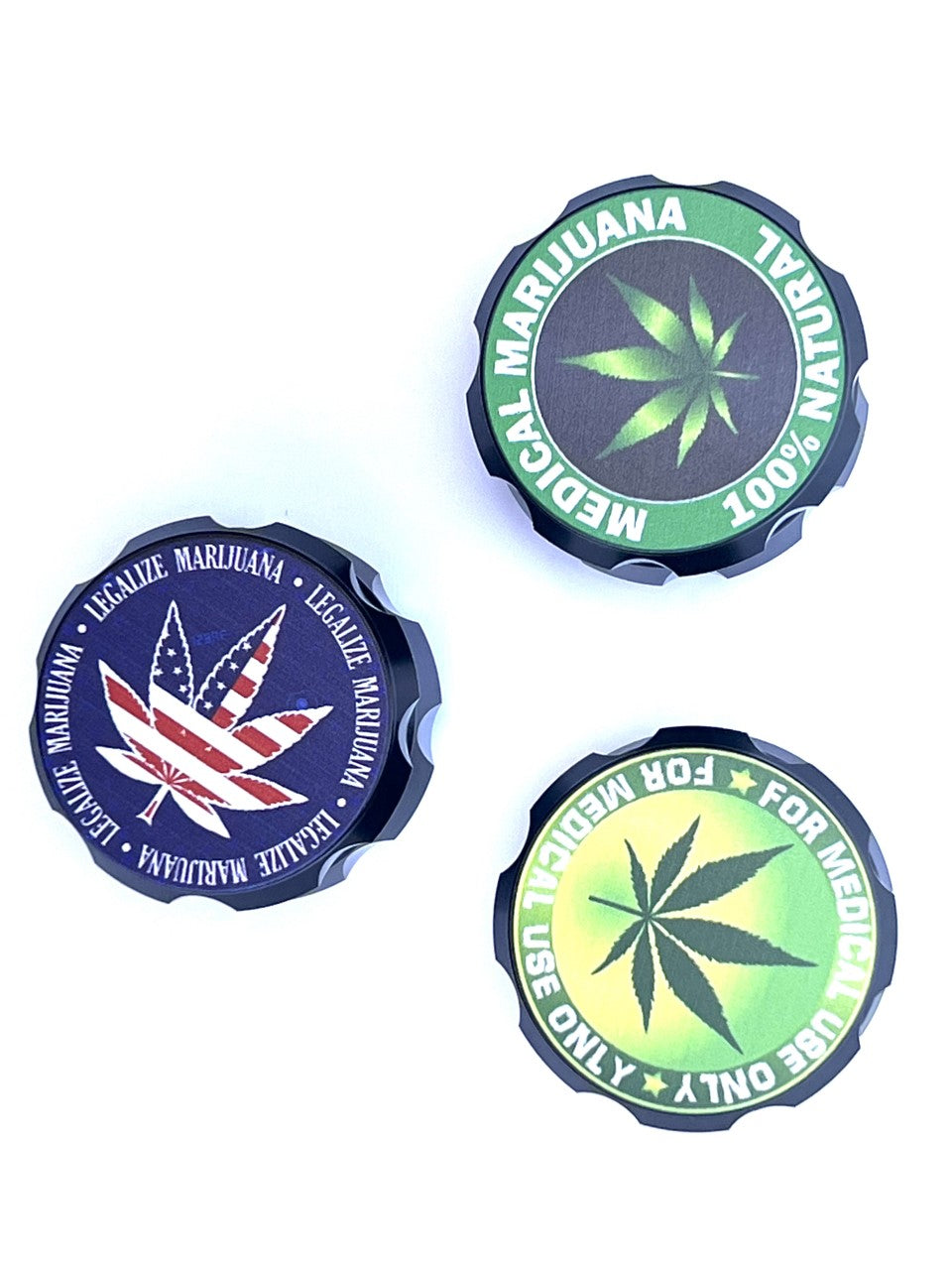 55MM METAL  LEAF GRINDER BOX OF 12CT