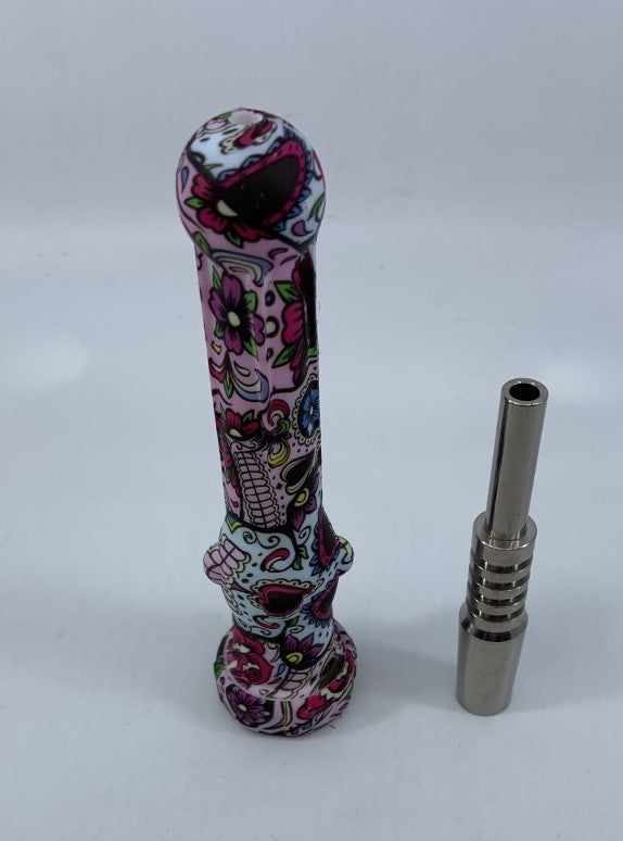 Silicone Nectar Collector w/ Titanium Nail