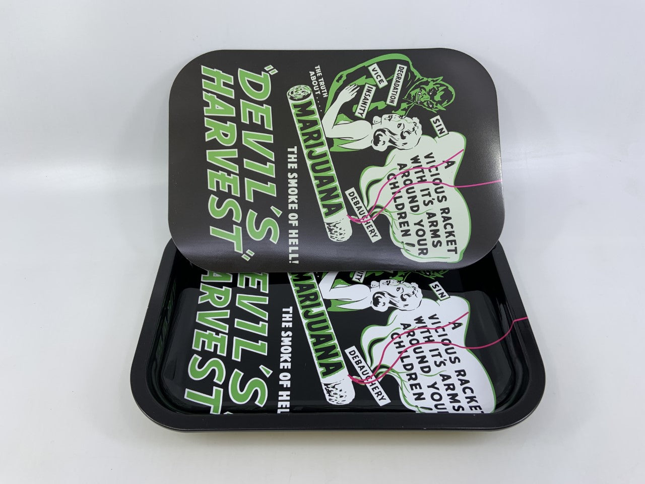 Devil's Harvest Metal Tray w/ Magnetic Lid