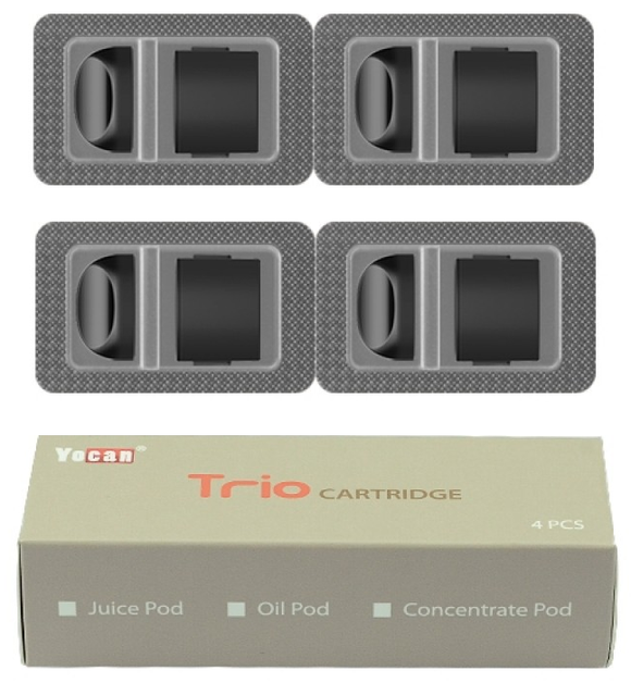 Yocan Trio Refillable Pod Cartridges (4ct)